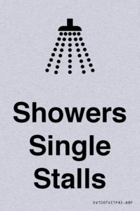 Showers with Single Stalls